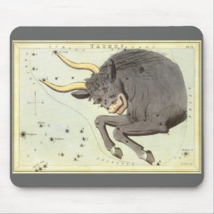 dierentuindische taurus bull constellatie muismat