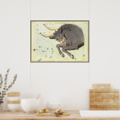  dierentuindische taurus bull constellatie poster (Keuken)