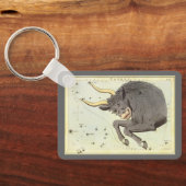  dierentuindische taurus bull constellatie sleutelhanger (Achterkant)