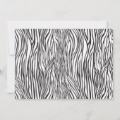 Dierentuinen genderneutraal Baby shower Kaart (Achterkant)