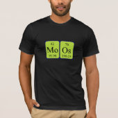 Dierentuinen shirt met periodieke tabelnaam (Voorkant)