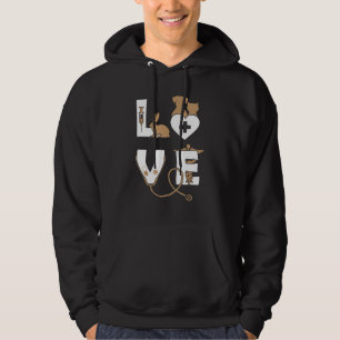 Dierenvechter van de Vet Dierenarts Technicus Hoodie