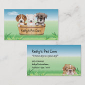 Dierenvederlijk Visitekaartje Dogs Bucket (Voorkant / Achterkant)