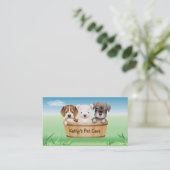 Dierenvederlijk Visitekaartje Dogs Bucket (Staand voorkant)