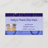 Dierenveearts Visitekaartje Dogs Bucket peri (Achterkant)