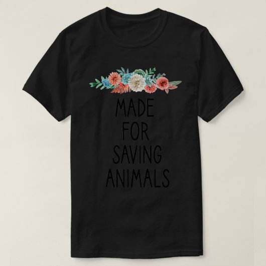 Dierenveeartsen worden gemaakt voor het redden van t-shirt (Design voorkant)