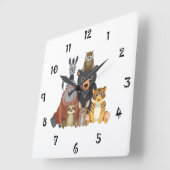 Dierenveer Collectie wandklok (Hoek)