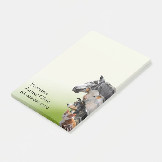 Dierenveer Post-it® Notes (Schuin)