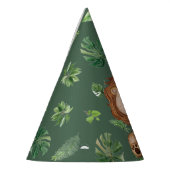 Dierenveer Wild Een Oerwoud Gebogen jongen Feesthoedjes (Links)