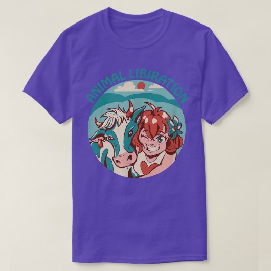 Dierenveestapel Vegetariërs T-shirt (Design voorkant)
