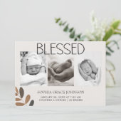 Dierenverblijf Nursery Dieren Baby Aankondiging (Staand voorkant)