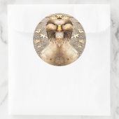 DIERENVERLIES RONDE STICKER (Tas)