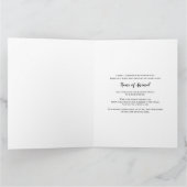 Dierenverlies sympathie met gedicht | personaliser kaart (Binnen)