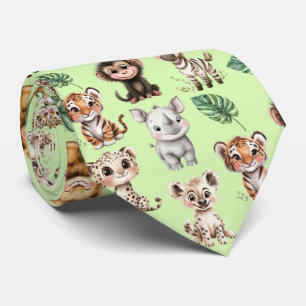 Dierenverzameling van Safari Dieren Nekdas Stropdas