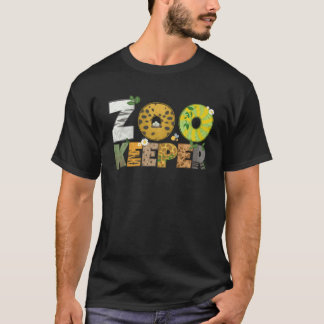 Dierenverzorger Afrikaanse savanne dierenprint T-shirt