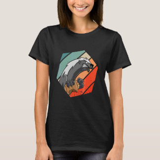 Dierenverzorger Bijenkorven Retro Hexa Dierenverzo T-shirt