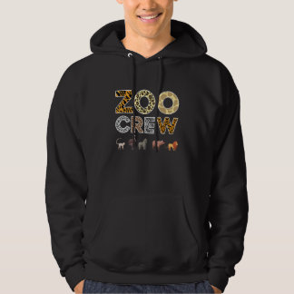 Dierenverzorger Crew Dierprint voor kinderen of vo Hoodie