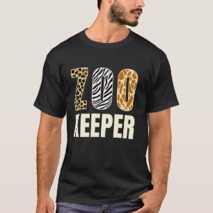 Dierenverzorger Dieren Savanna Safari Funny Hallow T-shirt