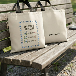 Dierenverzorger Dierenliefhebber Checklist Tote Bag