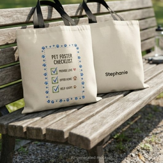 Dierenverzorger Dierenliefhebber Checklist Tote Bag