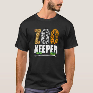 Dierenverzorger Dierenpark Afrikaanse Dieren Zebra T-shirt