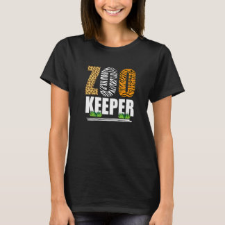 Dierenverzorger Dierenpark Afrikaanse Dieren Zebra T-shirt