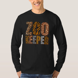 Dierenverzorger Dierenverzorger Dierentuinmedewerk T-shirt