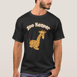 Dierenverzorger Giraffe Safari Dier T-shirt
