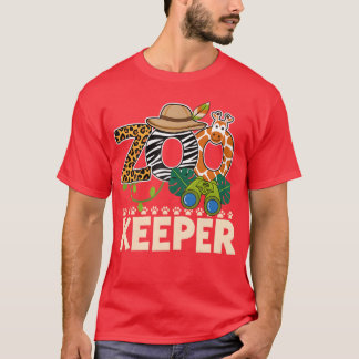 Dierenverzorger Halloweenfeest Safari Dierenverzor T-shirt