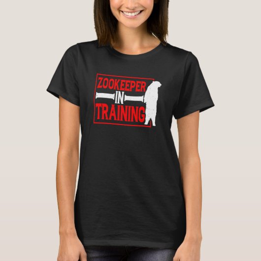Dierenverzorger in opleiding  Swea T-shirt (Voorkant)
