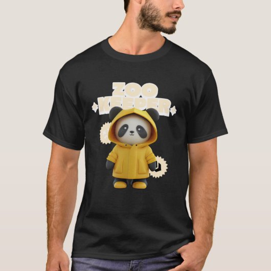 Dierenverzorger Kostuum Panda African Animals Vrou T-shirt (Voorkant)