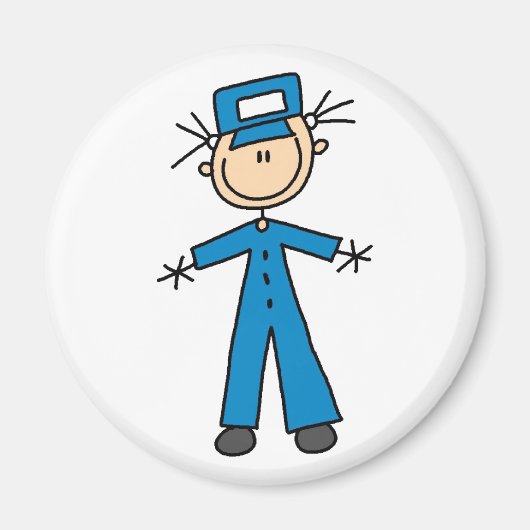 Dierenverzorger magneet (Voorkant)