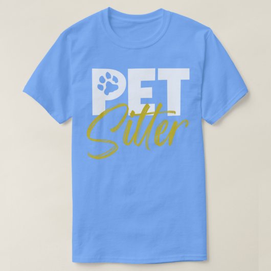 Dierenverzorger Pet sitter T-shirt (Design voorkant)