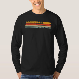 Dierenverzorger Retro Beroep Functie Titel Beroep T-shirt