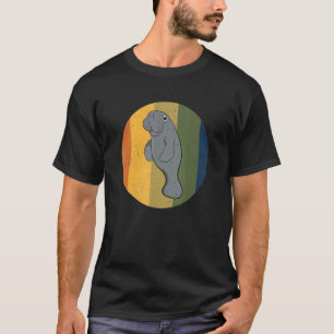 Dierenverzorger Retro Lamantijn Zeekoe Vintage Lam T-shirt