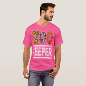 Dierenverzorger Safari Dierenjongen T-shirt (Voorkant volledig)