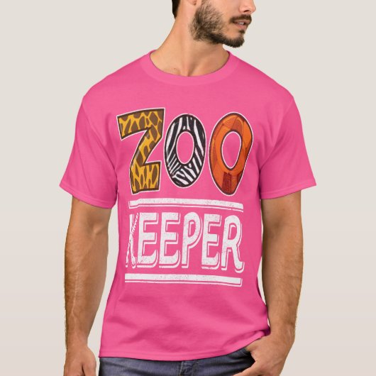 Dierenverzorger Safari Dierenjongen T-shirt (Voorkant)