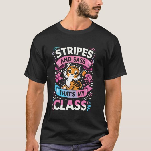 Dierenverzorger Wilde Kat Tijger T-shirt (Voorkant)
