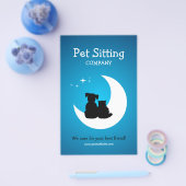 Dierenverzorging / Dierenoppas / Dierenasiel Flyer (Enkel)