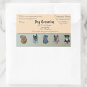 dierenverzorging en hondenverzorging rechthoekige sticker (Tas)