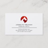 Dierenverzorging en verzorging | Huisdieren Visitekaartje (Achterkant)