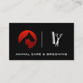 Dierenverzorging en verzorging | Huisdieren Visitekaartje (Voorkant)