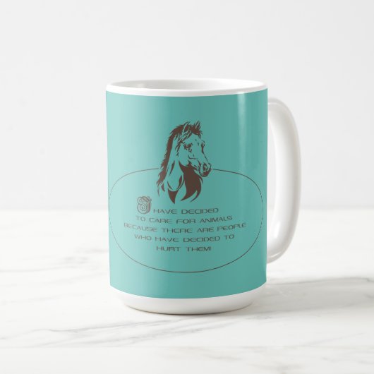 Dierenverzorging - Mok, beker Koffiemok (Voorkant rechts)