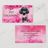 Dierenverzorging Pet Grooming Spa Salon Puppy Visitekaartje (Voorkant / Achterkant)