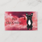 Dierenverzorging Pet Grooming Spa Salon Puppy Visitekaartje (Voorkant)