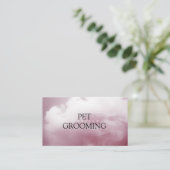 Dierenverzorging Pet Grooming Spa Salon Puppy Visitekaartje (Staand voorkant)