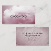 Dierenverzorging Pet Grooming Spa Salon Puppy Visitekaartje (Voorkant / Achterkant)