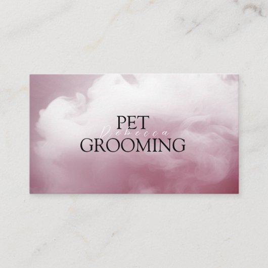 Dierenverzorging Pet Grooming Spa Salon Puppy Visitekaartje (Voorkant)