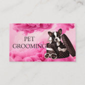 Dierenverzorging Pet Grooming Spa Salon Puppy Visitekaartje (Voorkant)