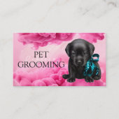 Dierenverzorging Pet Grooming Spa Salon Puppy Visitekaartje (Voorkant)